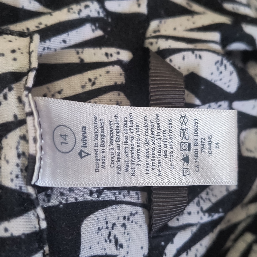 Ivivva Girls Hooded Jacket Size 14 - Picture 5 of 5